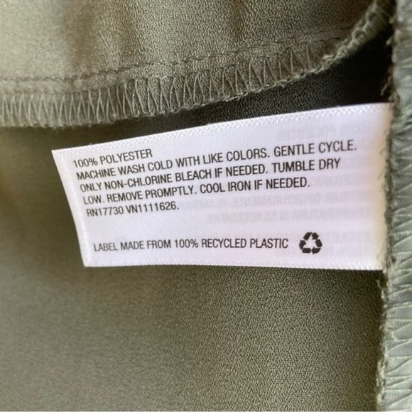 A New Day Women's Olive Green Relaxed Fit Trousers Tapered Size XXL - Picture 4 of 9